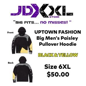 Big & Tall Paisley Hoodie